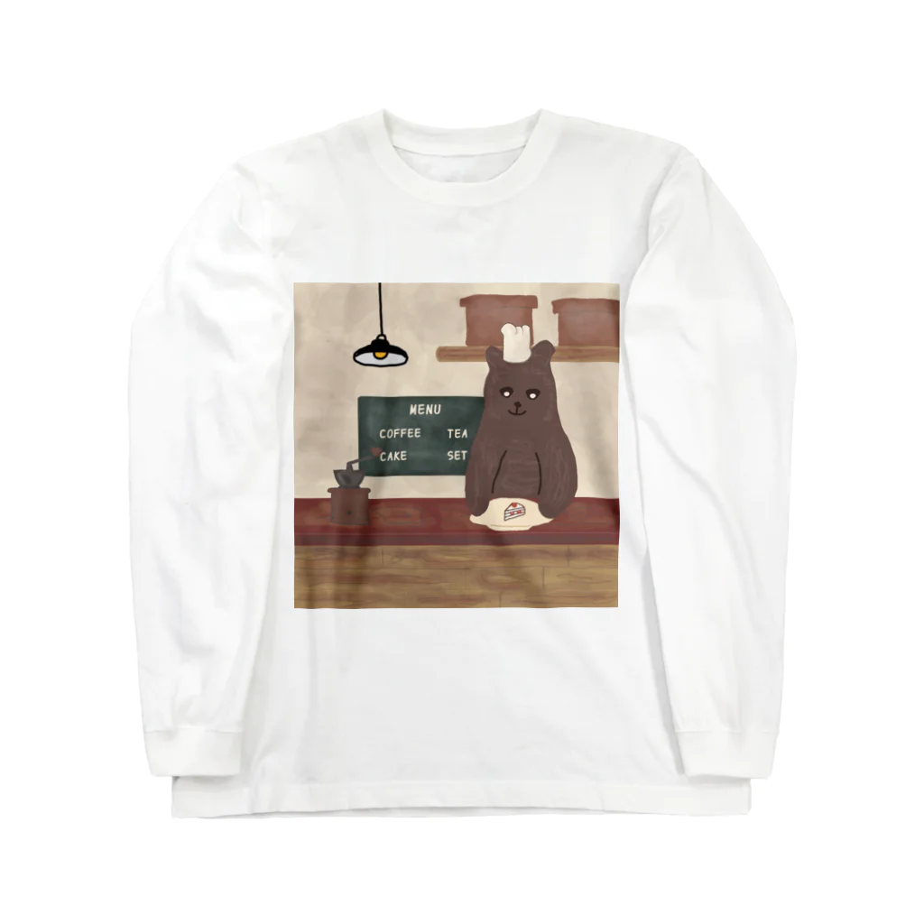 【KOTCH】 Tシャツショップのくまのカフェ Long Sleeve T-Shirt