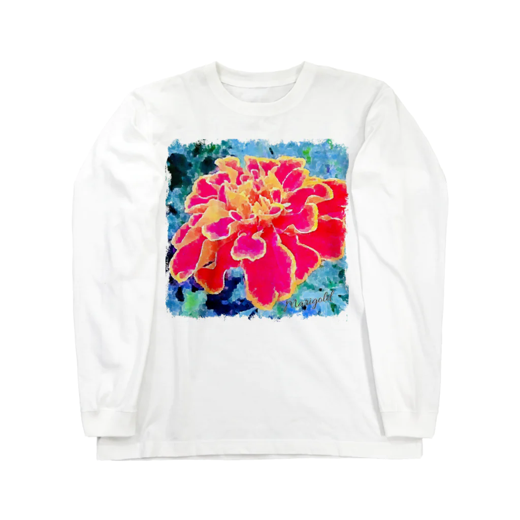 kazeou（風王）のMarigold(アプリ加工) Long Sleeve T-Shirt