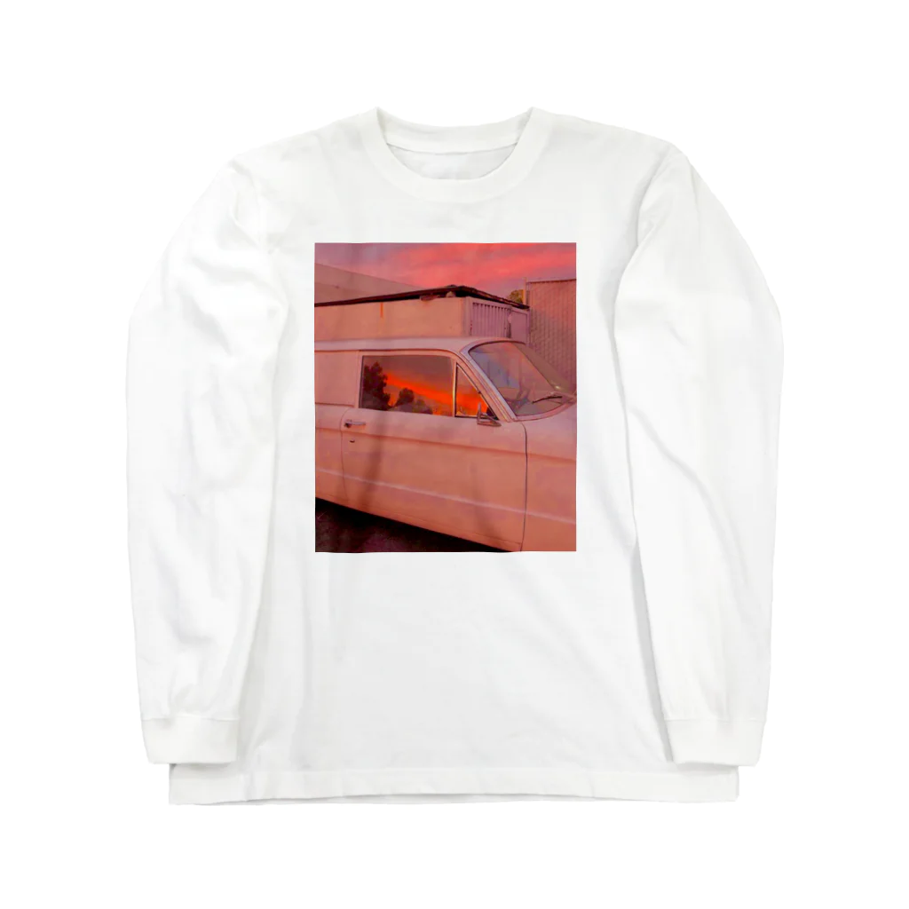 タマゴとアボカドとエビのピンクかー Long Sleeve T-Shirt