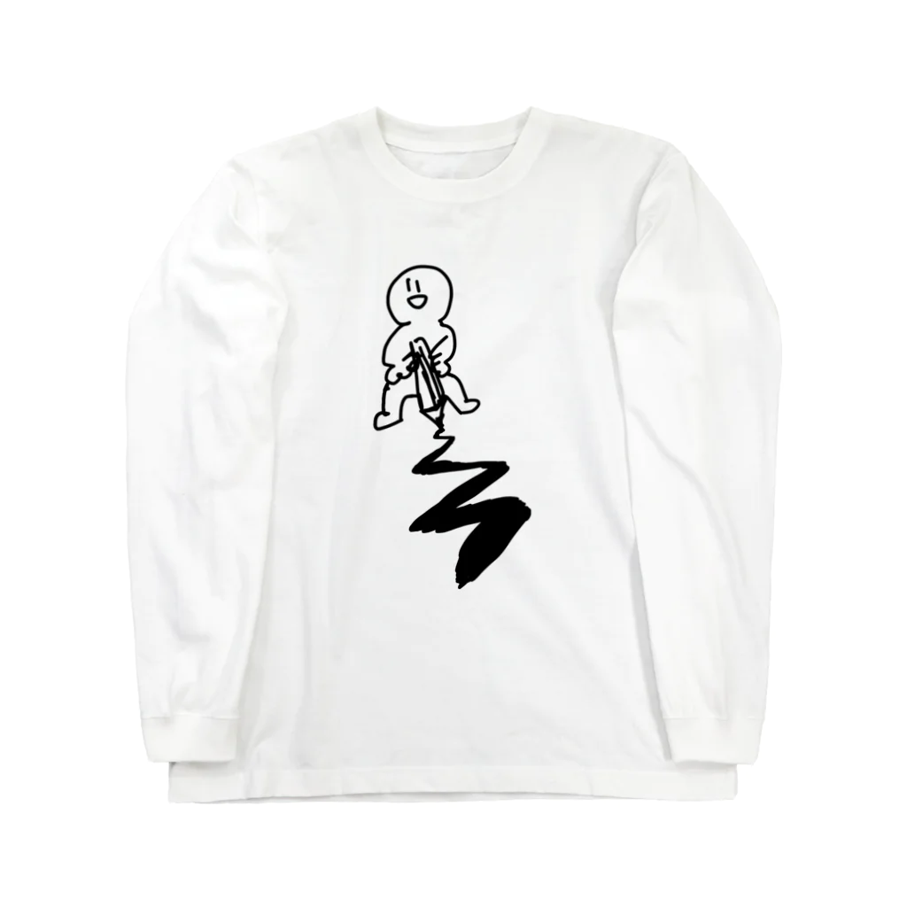 松もん堂の地球が割れるほどクリエイティブ！！ Long Sleeve T-Shirt