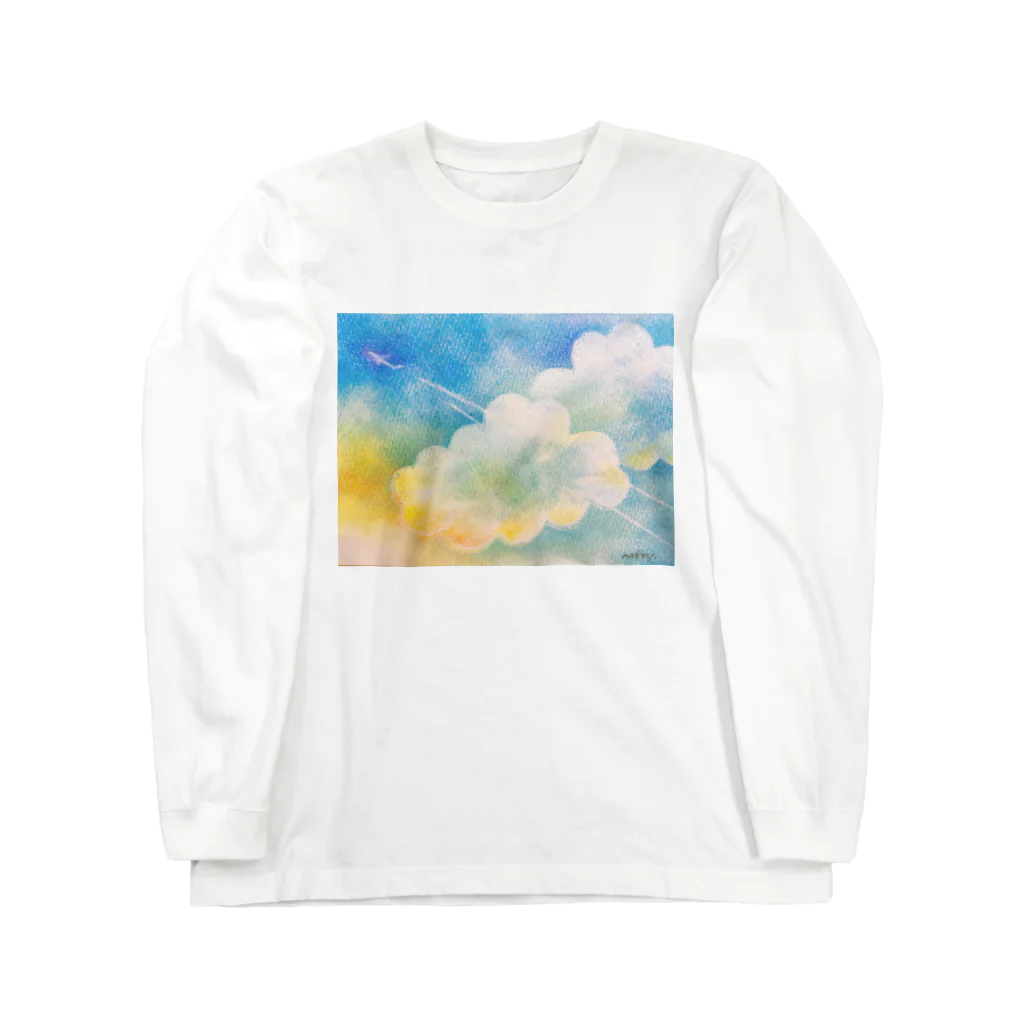 パステルお絵かき屋nakkyの高いところへ Long Sleeve T-Shirt