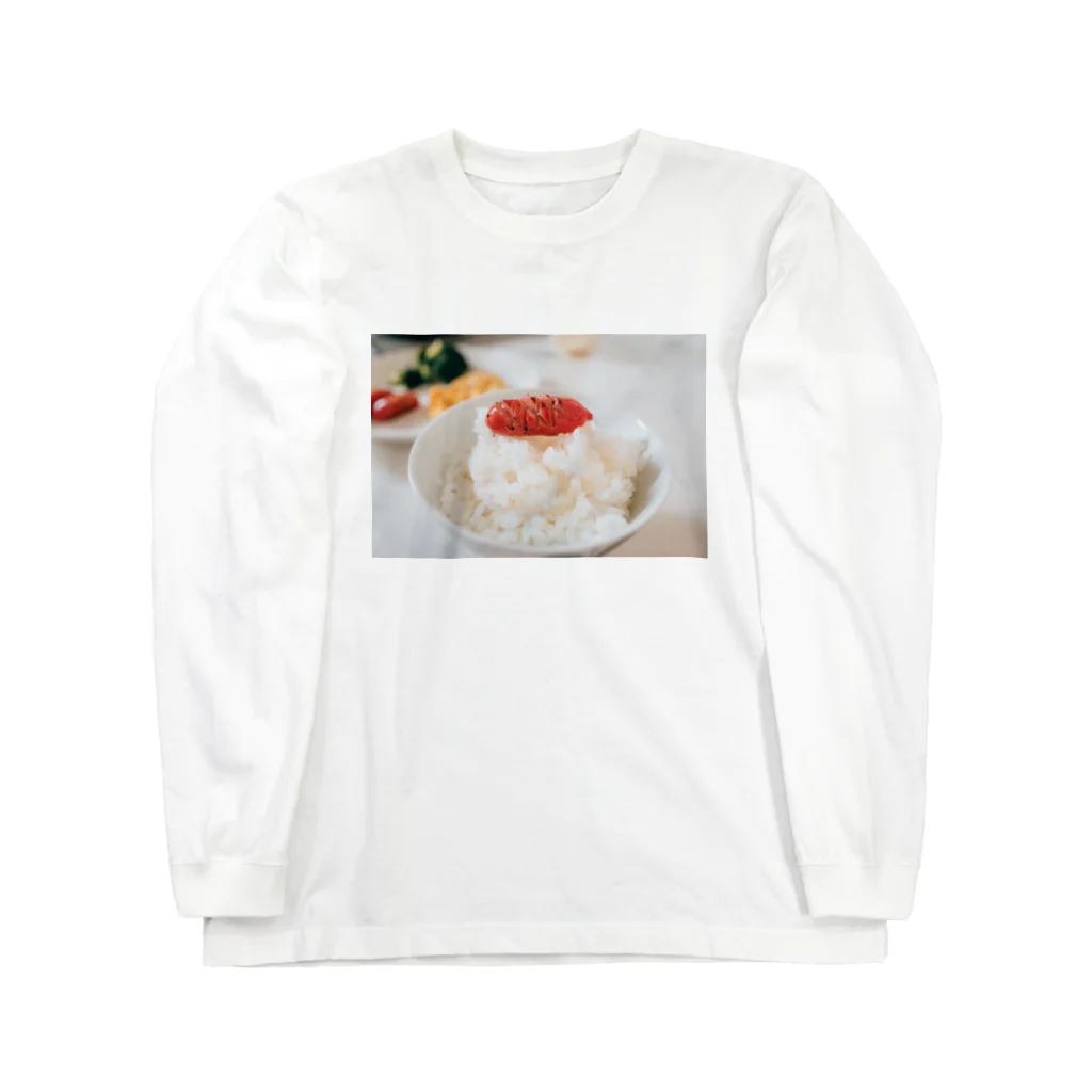 noritamago_storeのウインナーごはん Long Sleeve T-Shirt