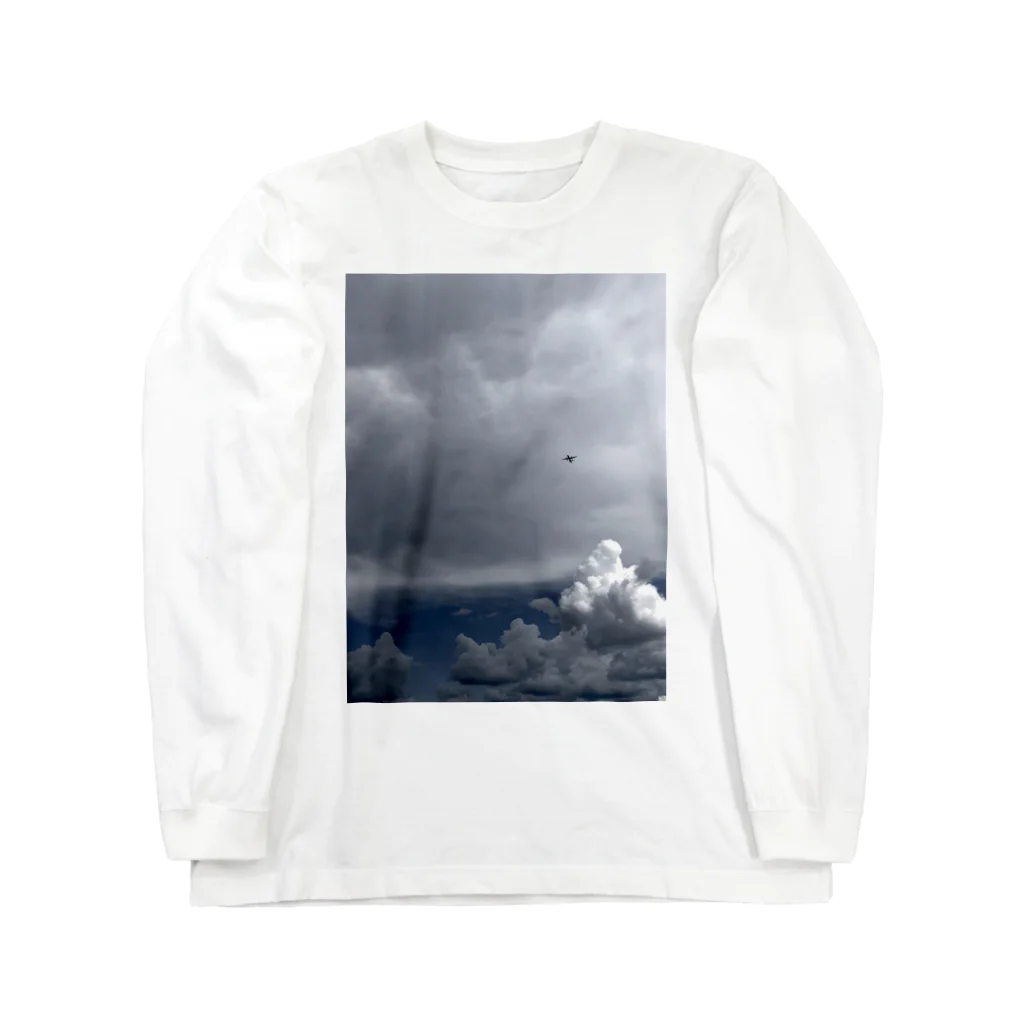 雨とか風とか景色とかの夏へと続く空 Long Sleeve T-Shirt