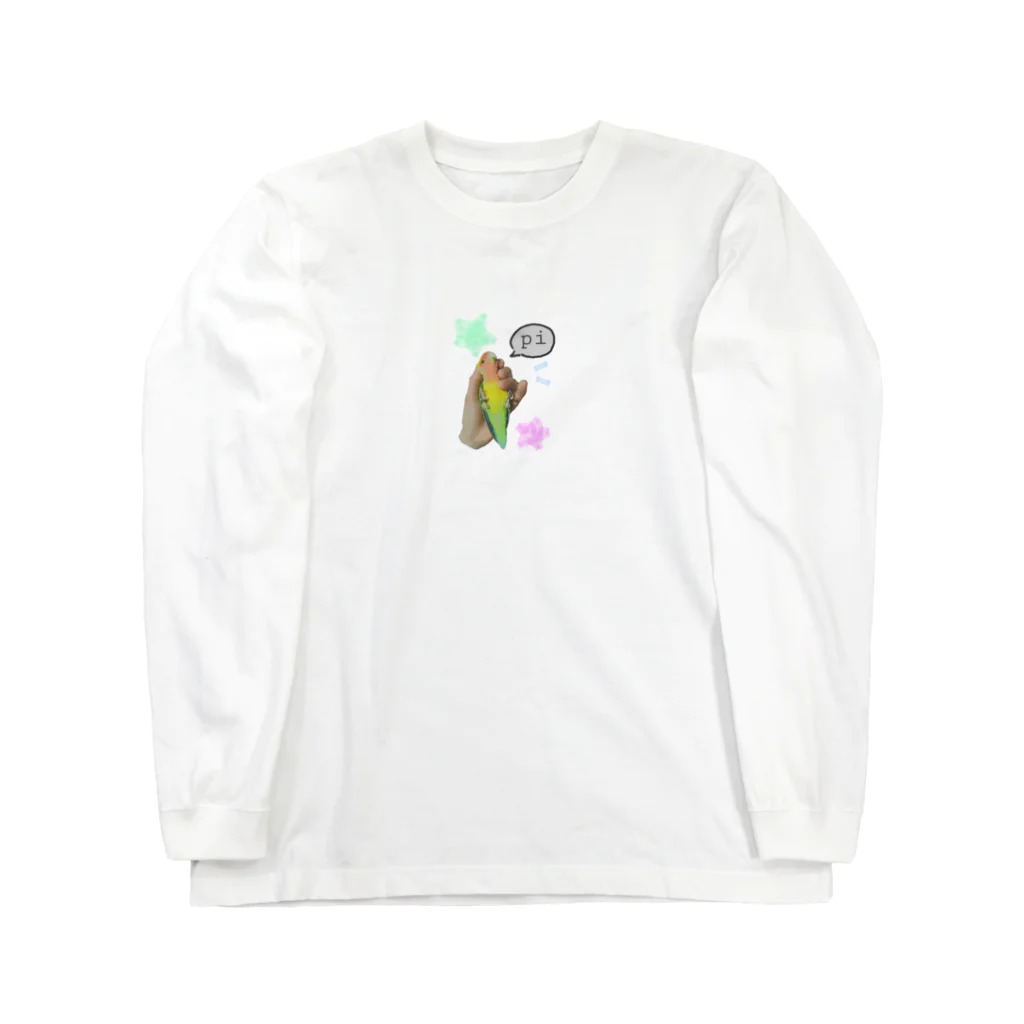 j8ie de vivre♪のコザクラインコ　 Long Sleeve T-Shirt