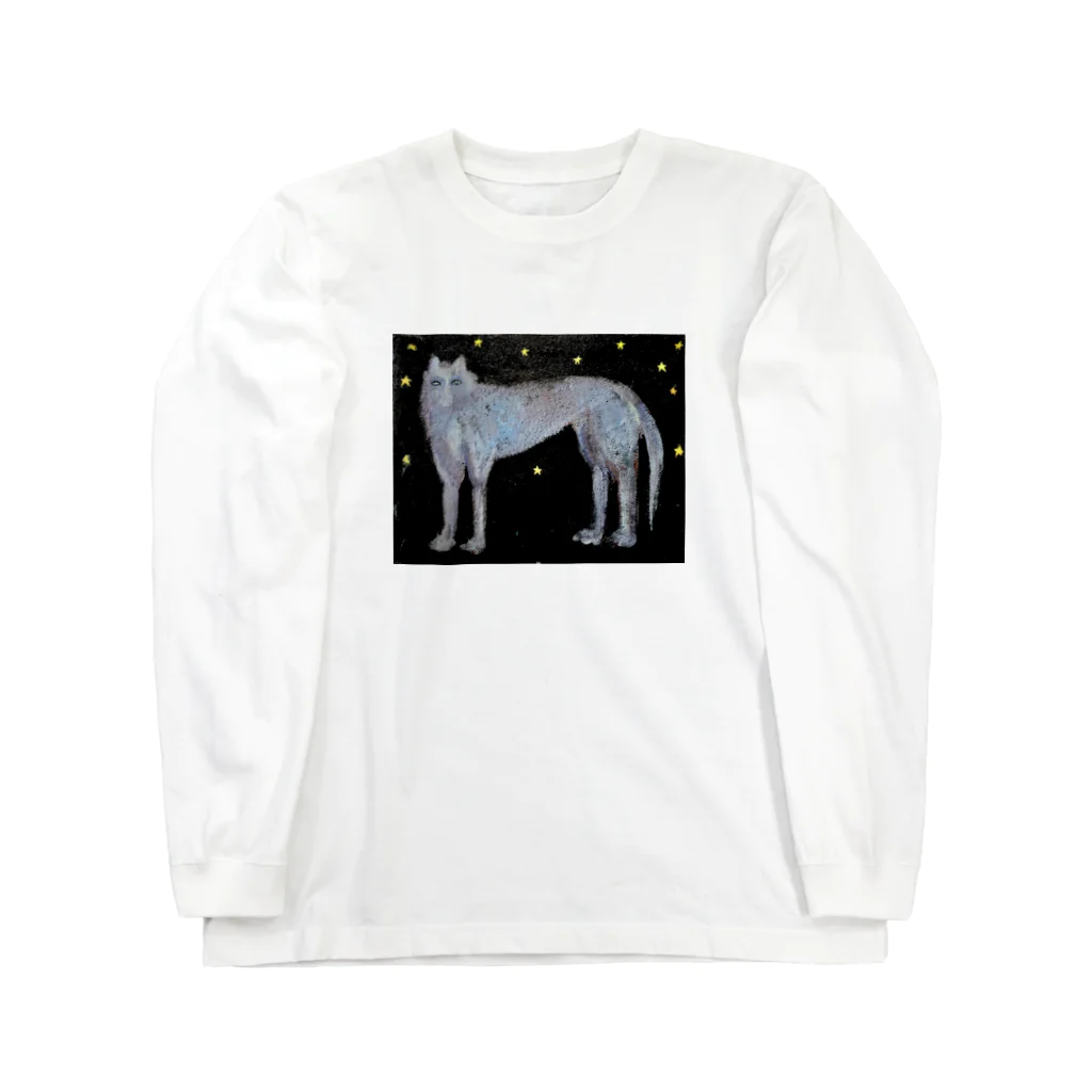 Laikaのスターリー狼 Long Sleeve T-Shirt