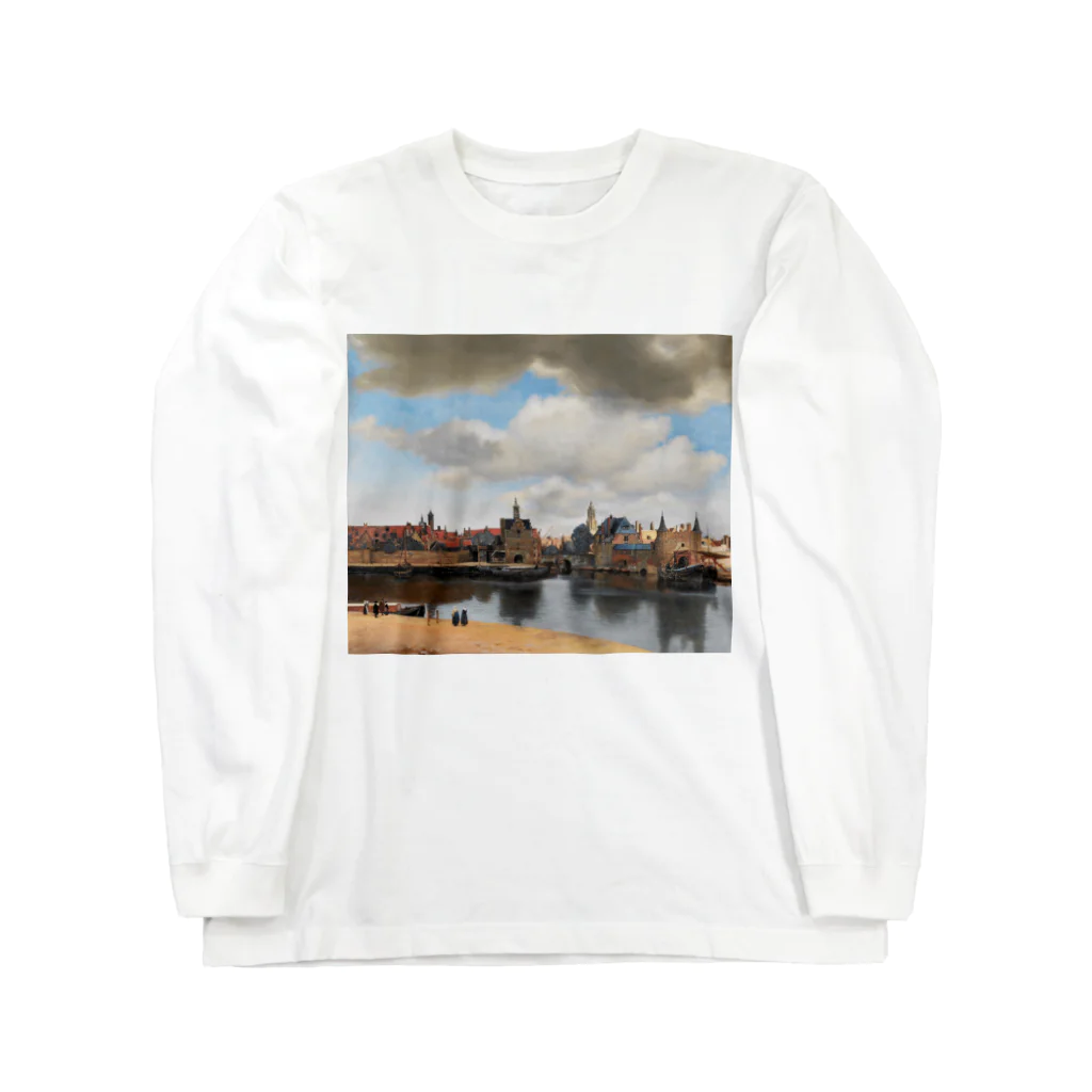 世界美術商店のデルフト眺望 / View of Delft Long Sleeve T-Shirt