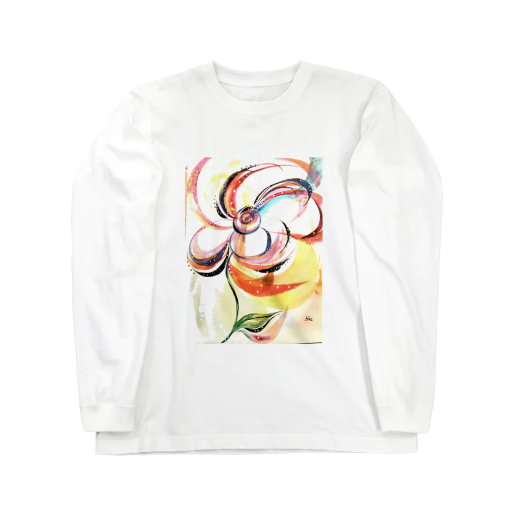 Atelier-Hironの光の花　愛　愛 Long Sleeve T-Shirt