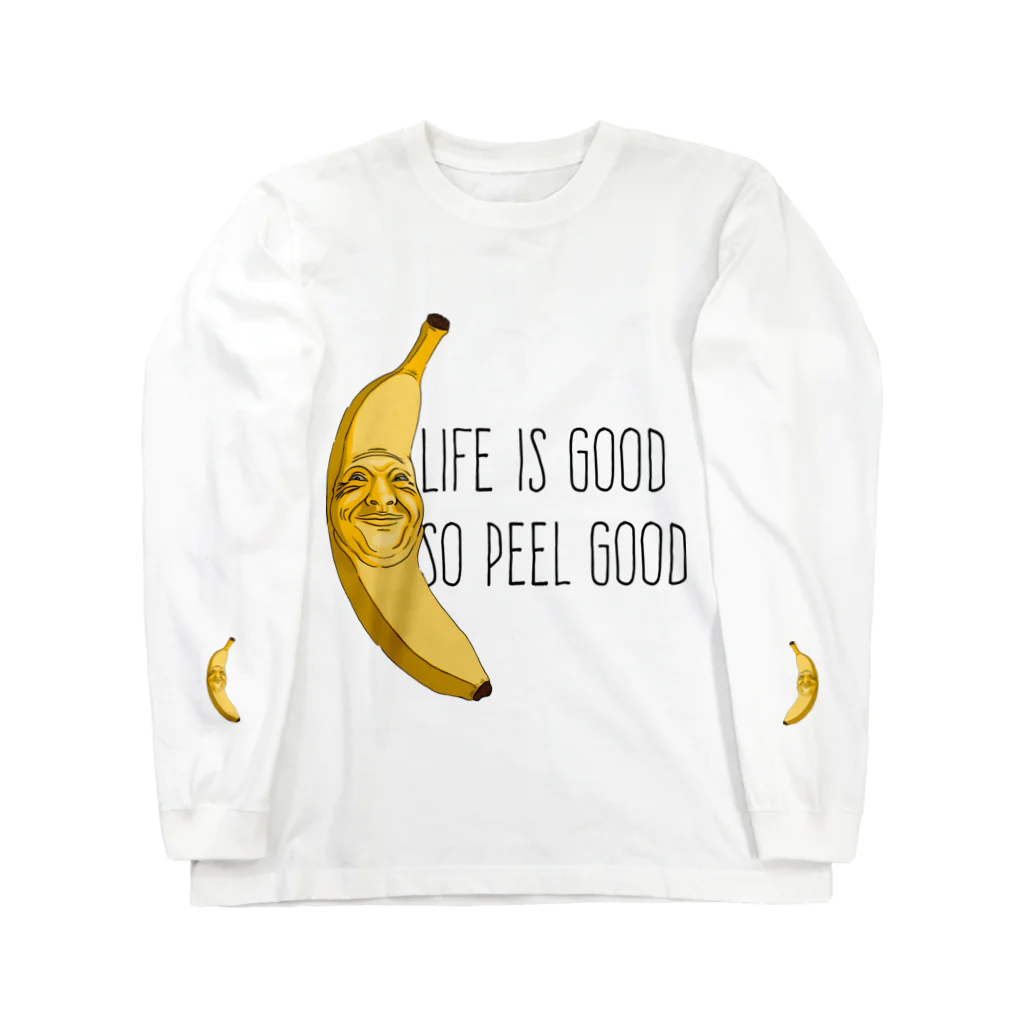 Peel Good SHOPのLife Is Good So Peel Good ロングスリーブTシャツ