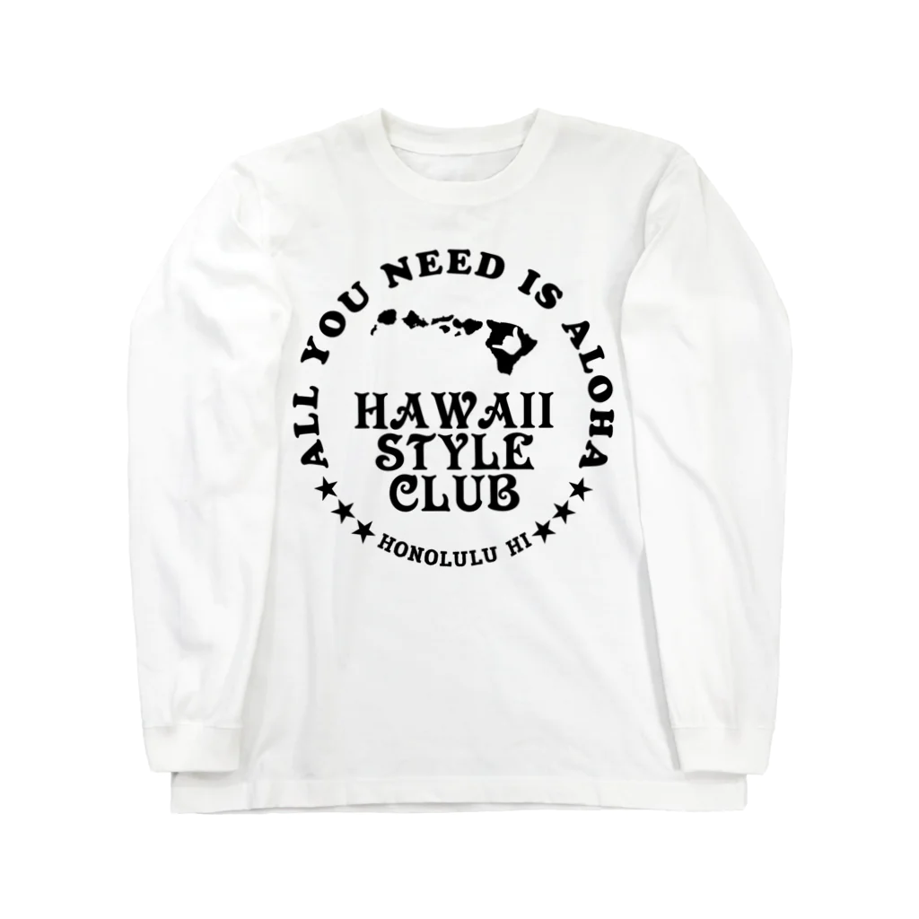 ハワイスタイルクラブのHSC BLK LOGO Long Sleeve T-Shirt