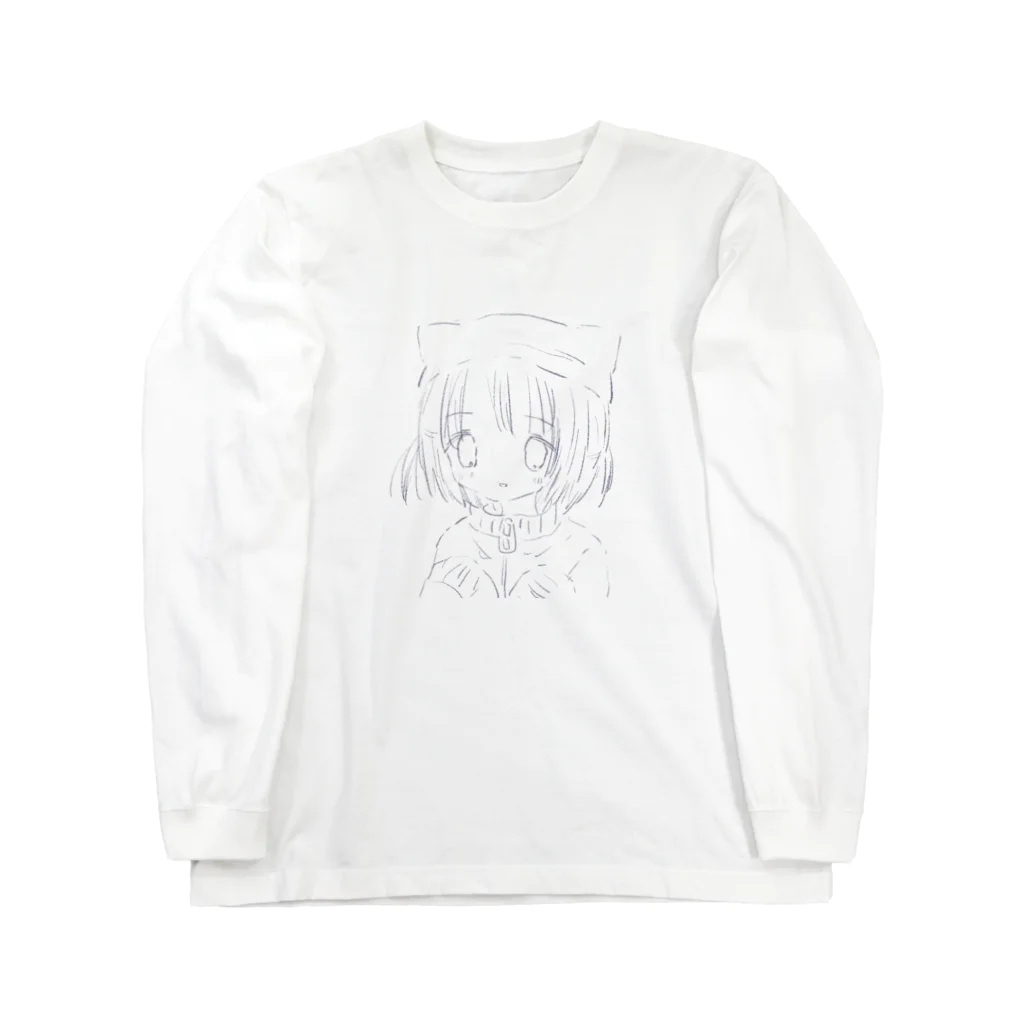 あくむ病院のふわねこ・しんどろ～む Long Sleeve T-Shirt