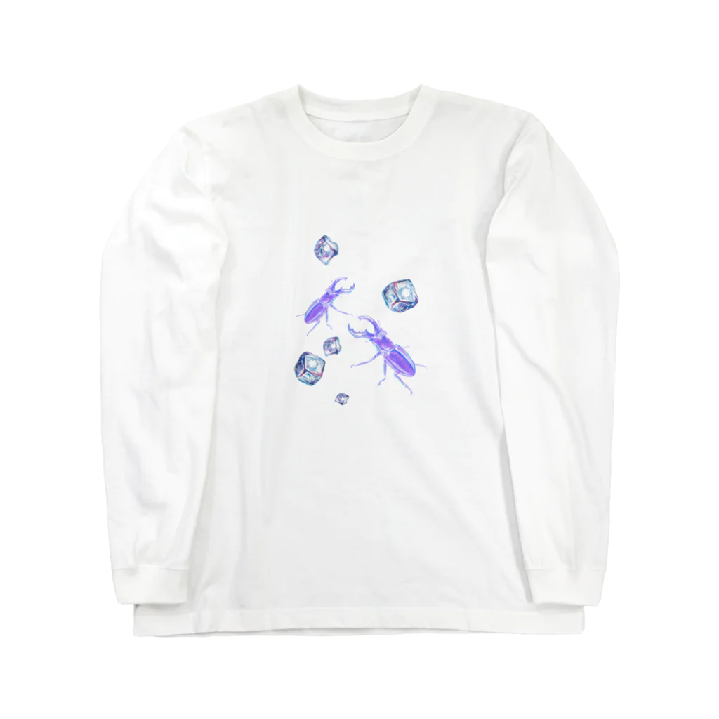 shibaririsの涼を堪能するクワガタさん Long Sleeve T-Shirt