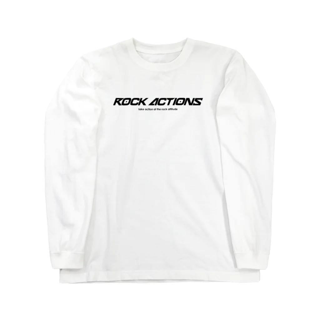ロックアクションズのROCK ACTIONS logo series 1 ロングスリーブTシャツ