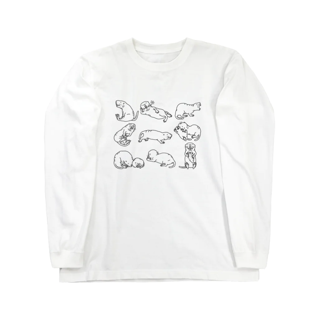 アトリエPTIMOのハダカデバネズミ Long Sleeve T-Shirt