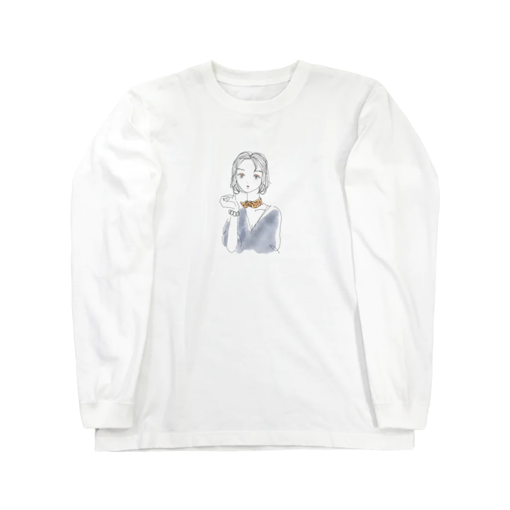 37℃の不機嫌な眼差しgirl Long Sleeve T-Shirt