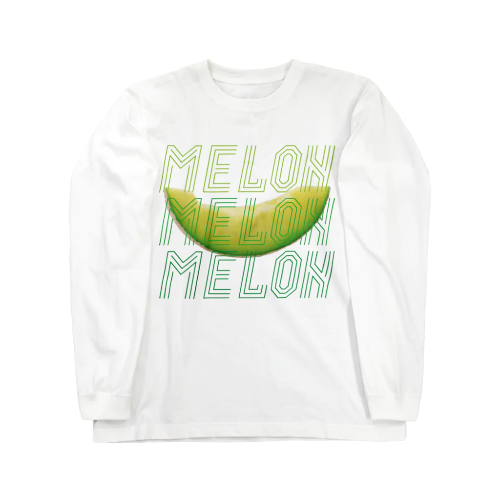 YOLKのメロン（MELON×3） ロングスリーブTシャツ