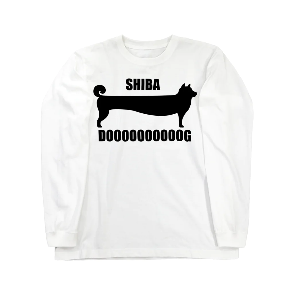 PolarBearLABOのLONG SHIBA DOG ロングスリーブTシャツ