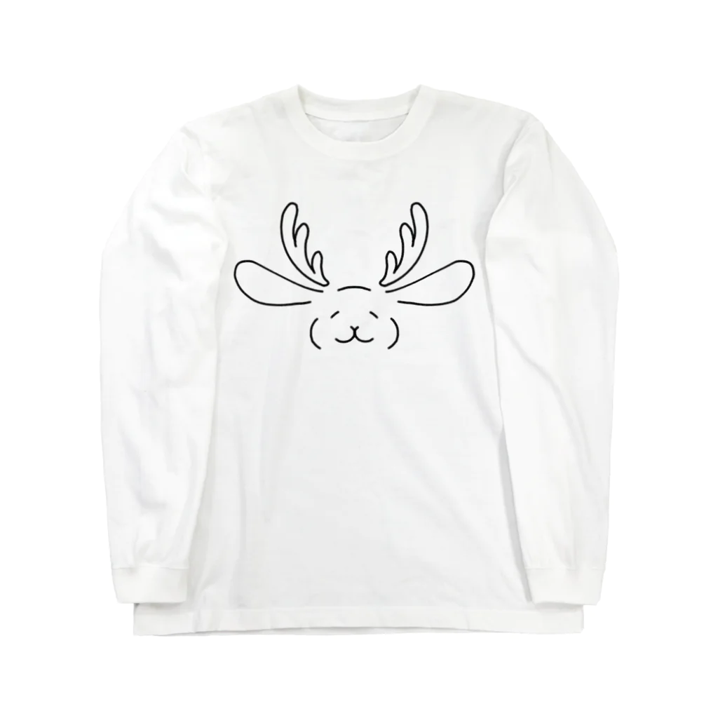 Jackalope Houseのにっこりジャッカロープ Long Sleeve T-Shirt