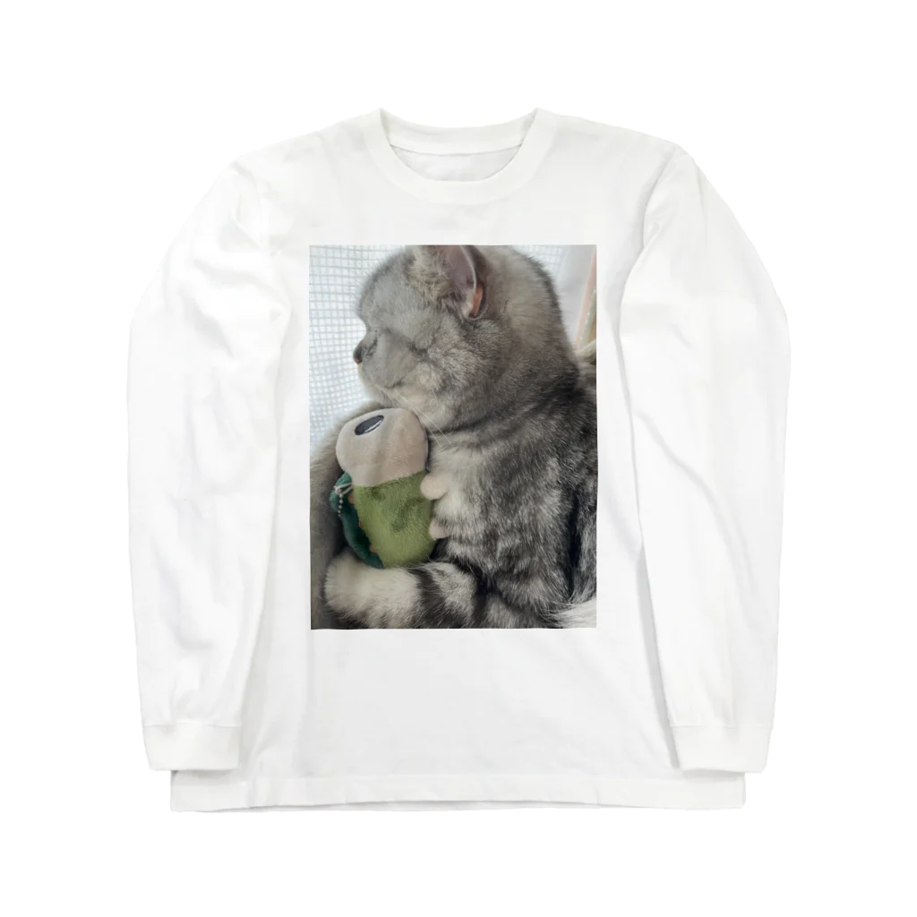 飼い主ののちゃんとマブ Long Sleeve T-Shirt