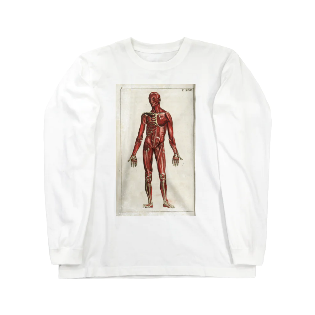 J. Jeffery Print Galleryの人体生理学 Long Sleeve T-Shirt