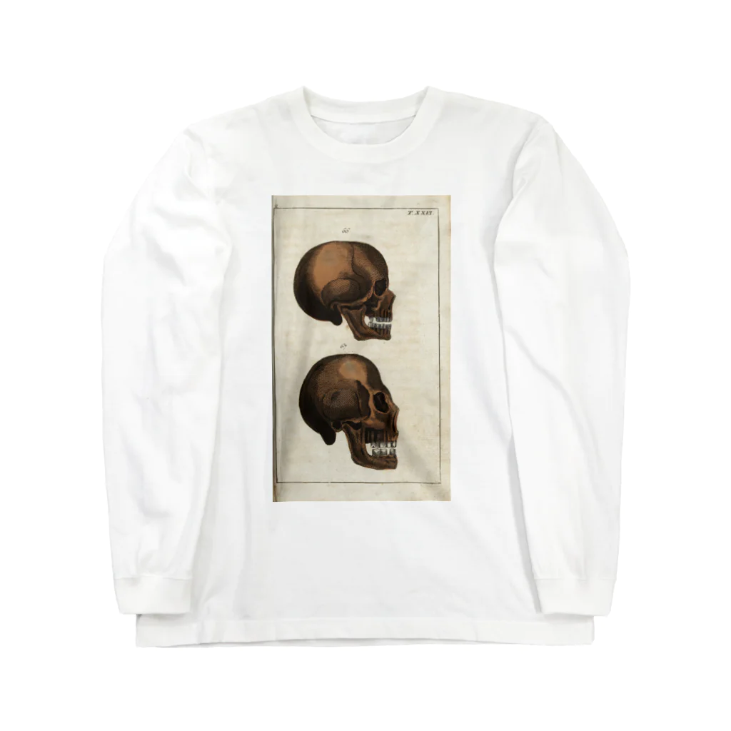 J. Jeffery Print Galleryの人体生理学 Long Sleeve T-Shirt