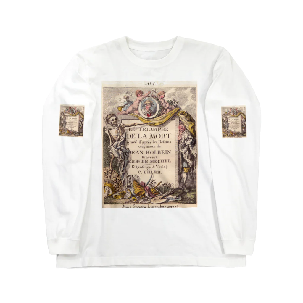 J. Jeffery Print Galleryのハンス・ホルバインの死のアルファベット Long Sleeve T-Shirt