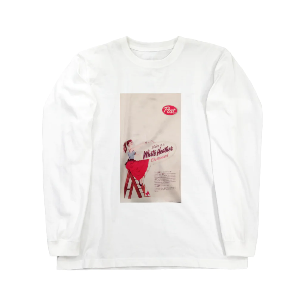 rily_bymeのアメリカン レトロ ポップ Long Sleeve T-Shirt