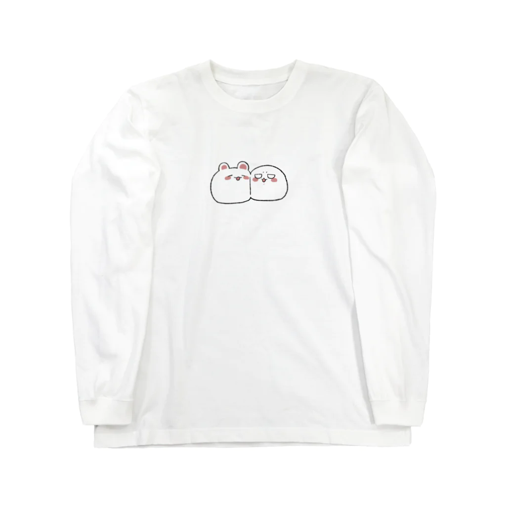 あざらし舎のなかよしアザラシしろくま Long Sleeve T-Shirt