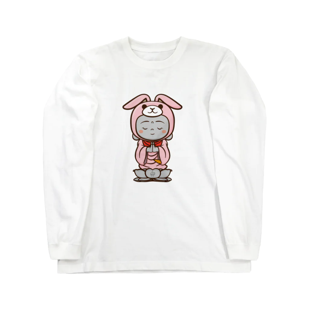 着ぐるみ地蔵 by SoReNa186の着ぐるみ 卯地蔵　ｰソロTｰ Long Sleeve T-Shirt