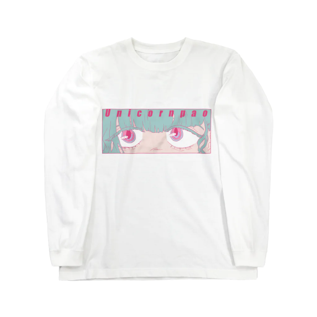 うららのUnicornpao Box Logo  ロングスリーブTシャツ