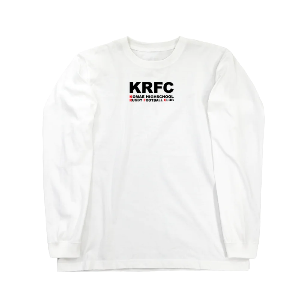 KRFC：狛江高校ラグビー部のKRFC：KRFC x BK ロングスリーブTシャツ