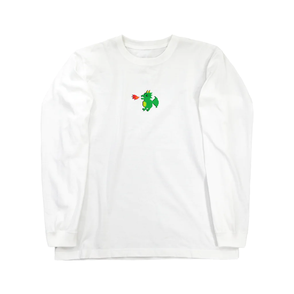 ドットTシャツのドットドラゴンTシャツ Long Sleeve T-Shirt