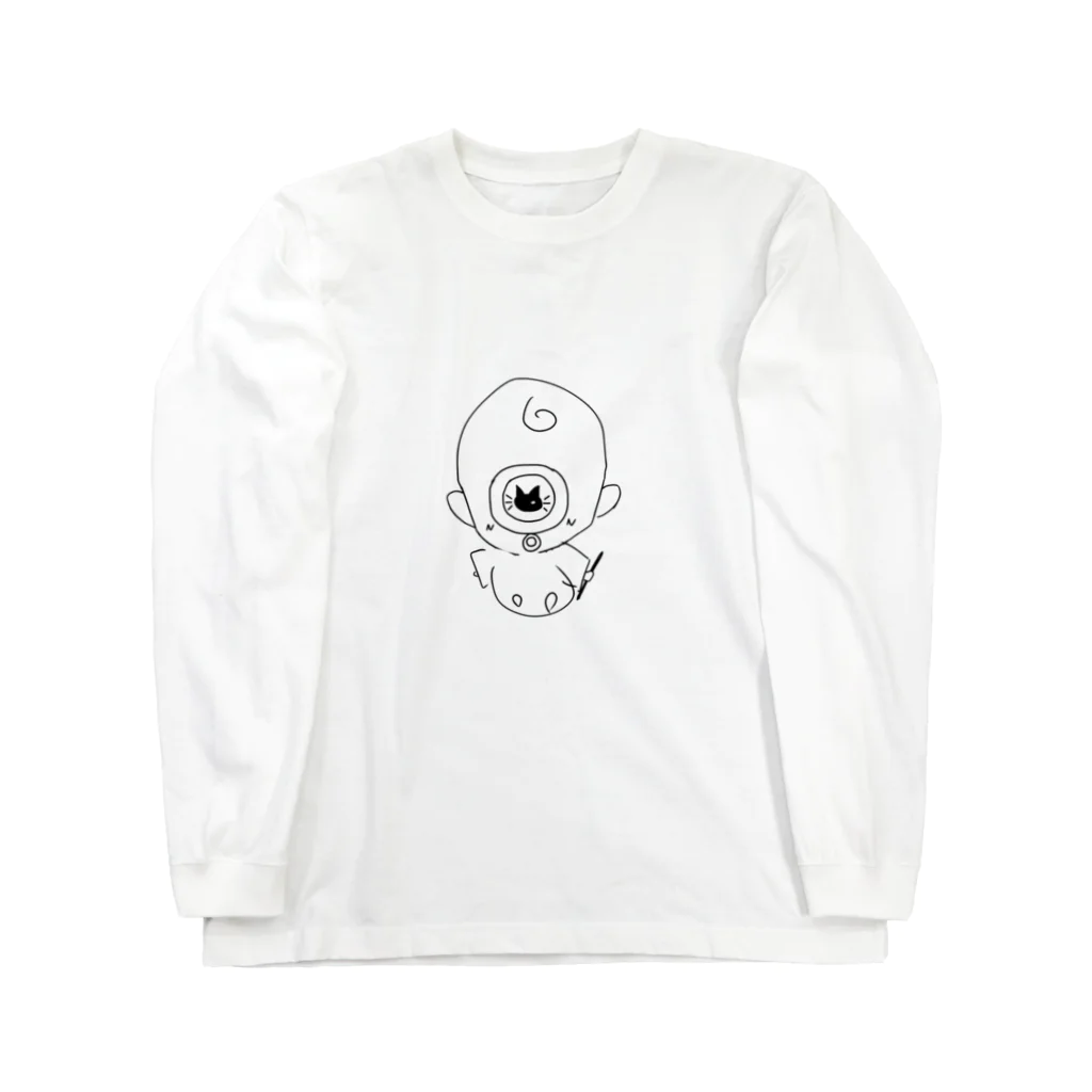 妖怪 水姫城-Yokai.Mizukijyo-ฅ^ơωơ^ฅ♡のちび隻くん🤍 Long Sleeve T-Shirt