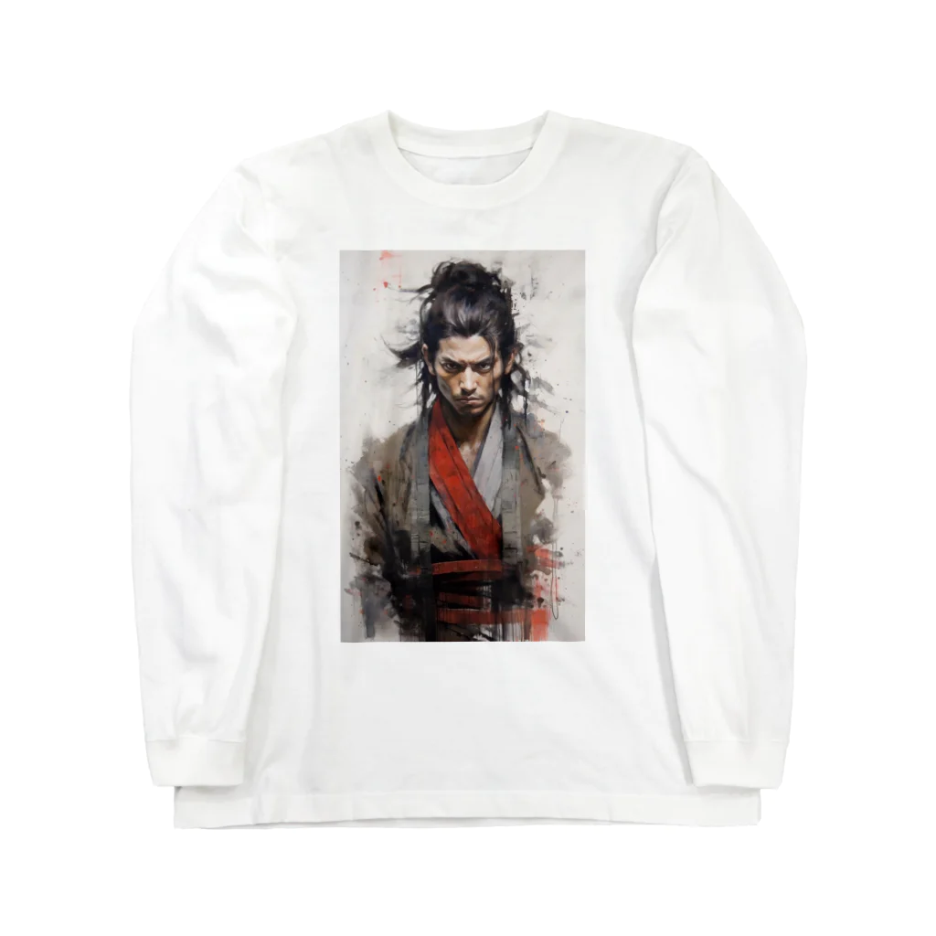 News US Suzuri Storeの侍 サムライアート 其の壱 Long Sleeve T-Shirt