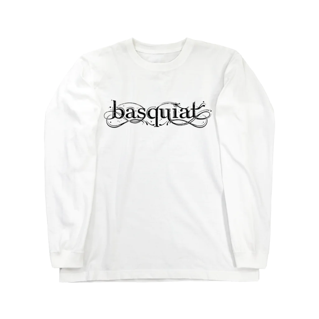 ino-basquiatのbasquiat white Long Sleeve T-Shirt