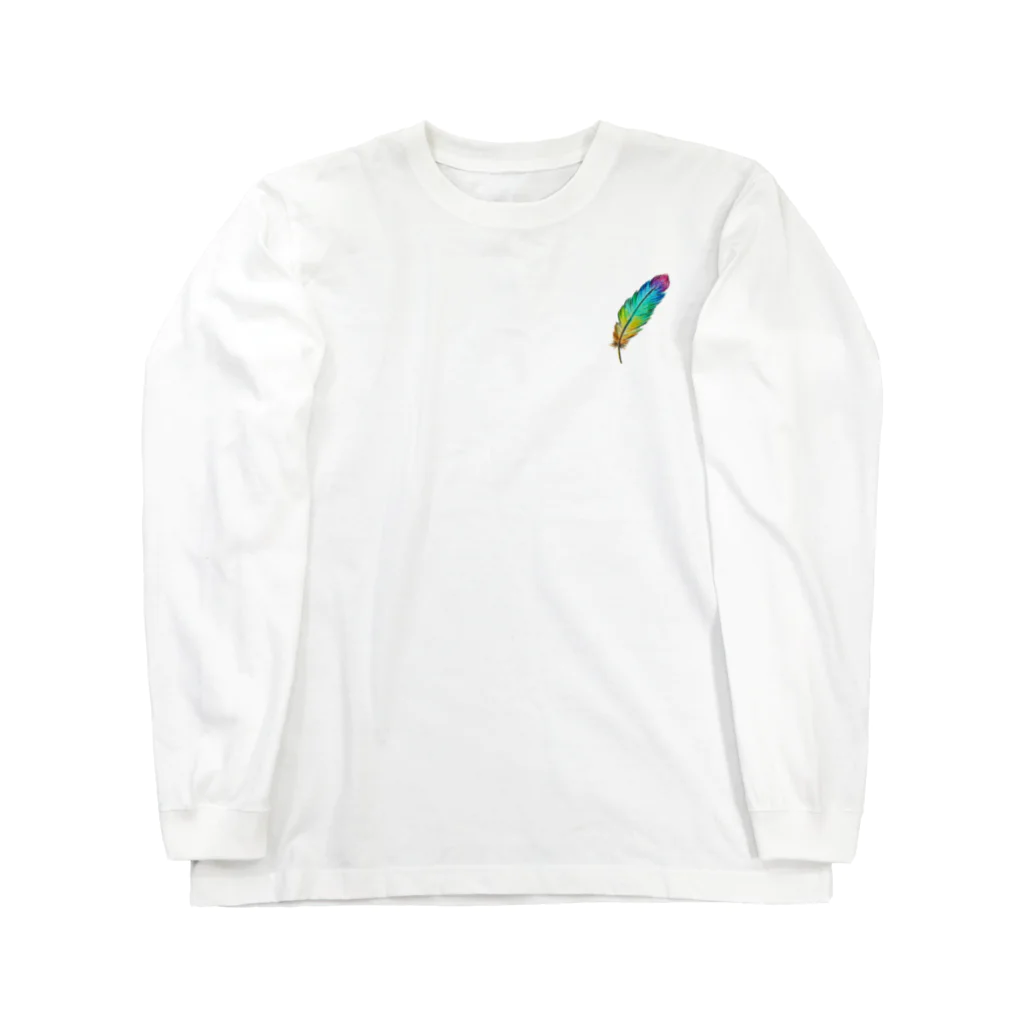 suuのカラフル羽 Long Sleeve T-Shirt