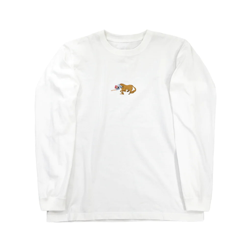 aokitaの馬と女性 Long Sleeve T-Shirt