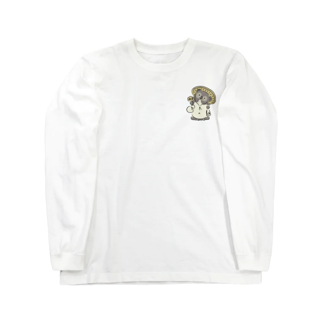 もな / monaのゆるたぬき Long Sleeve T-Shirt