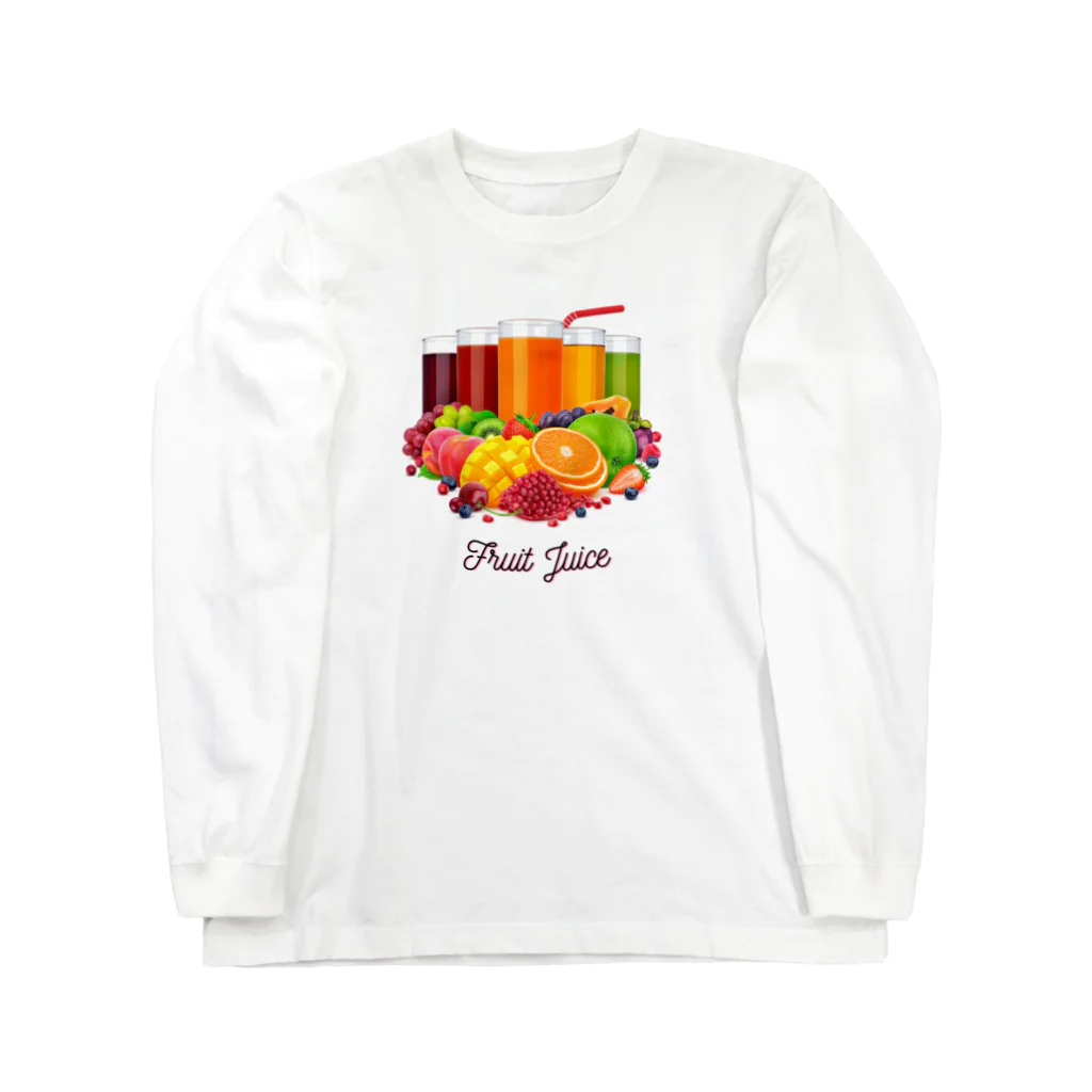 littlebit / リルビーのフルーツジュース Long Sleeve T-Shirt