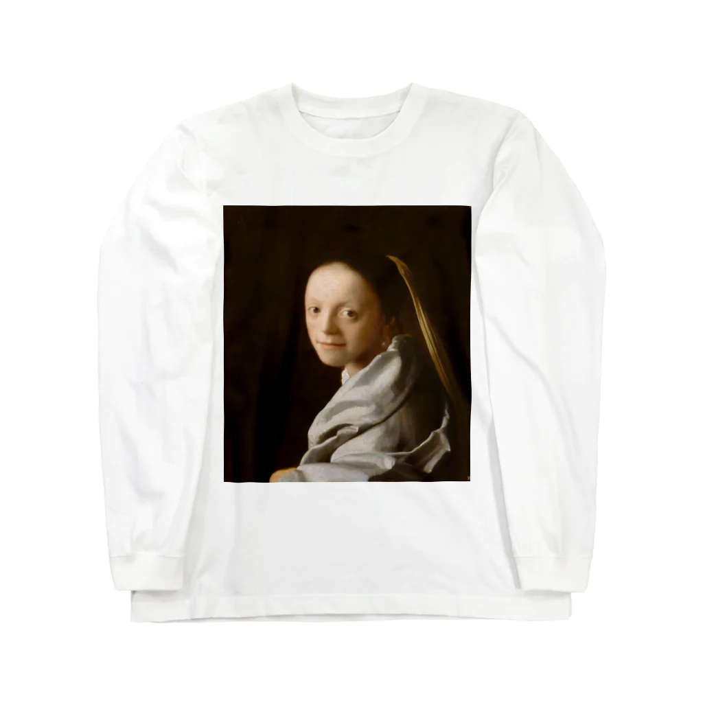 世界美術商店の少女 / Portrait of a Young Woman Long Sleeve T-Shirt