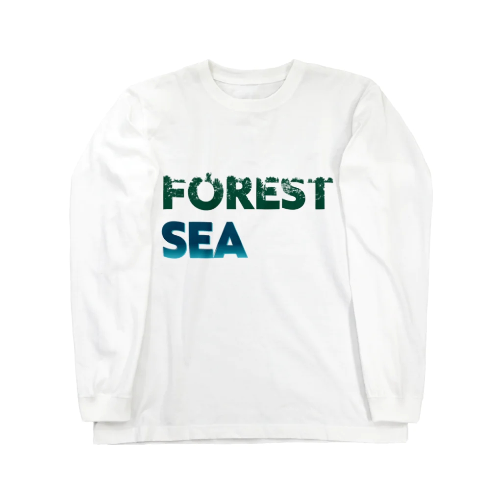 たんたんDESIGNの海を守るには森から Long Sleeve T-Shirt