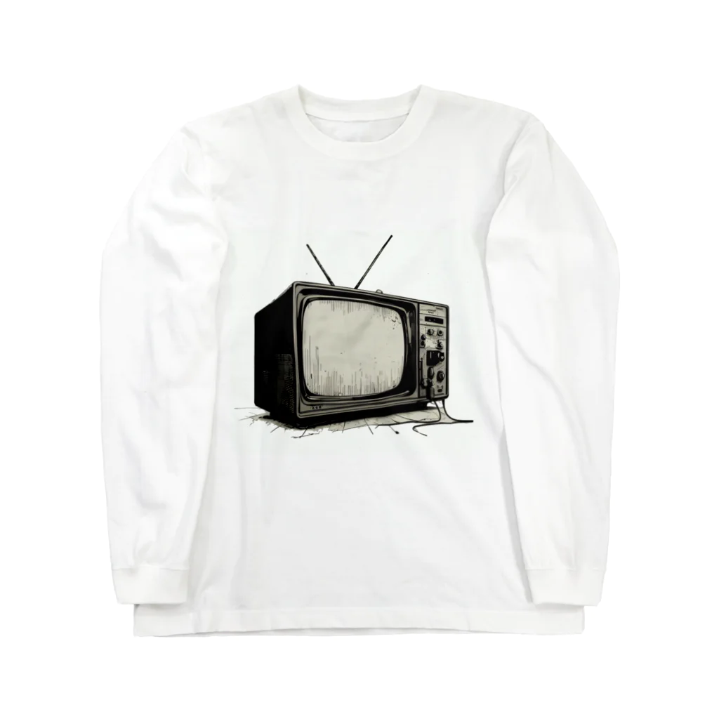 jamfish_goodiesの昭和テレビ Long Sleeve T-Shirt