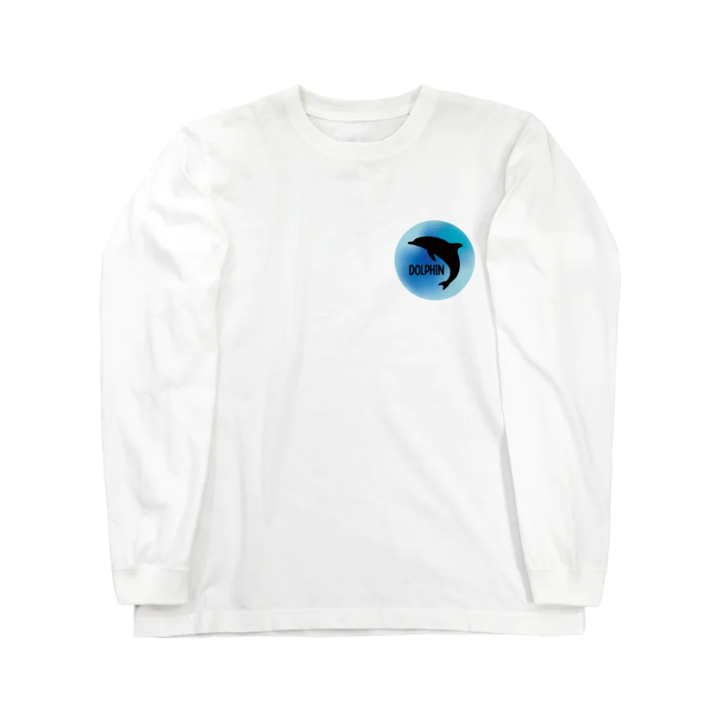 Drecome_DesignのイルカTypeC Long Sleeve T-Shirt