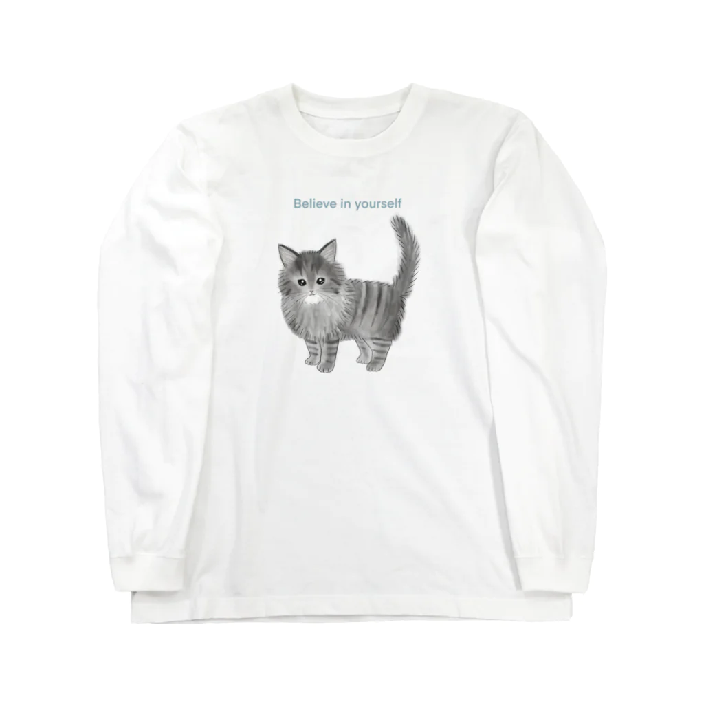 soraのノルウェージャンフォレストキャットのノエル Long Sleeve T-Shirt