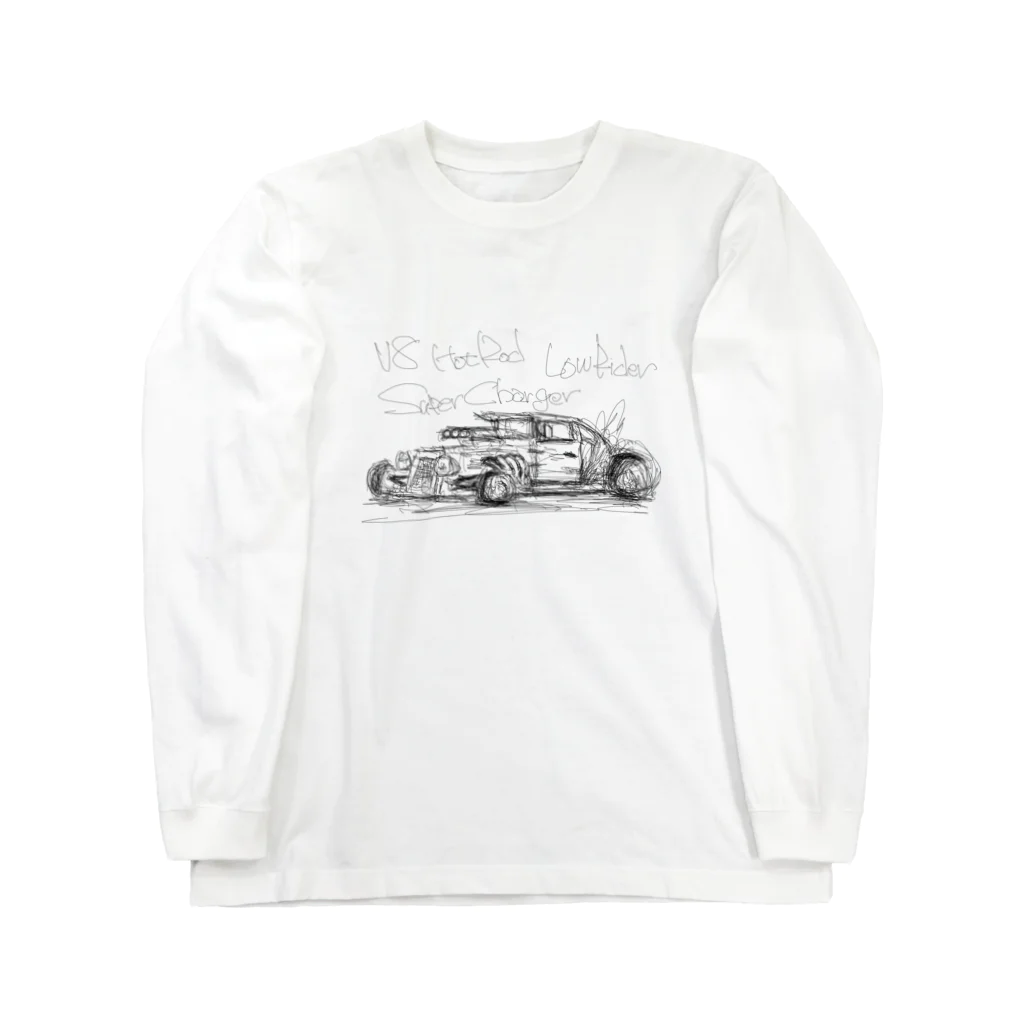 スタジオばんやのHotrod Long Sleeve T-Shirt