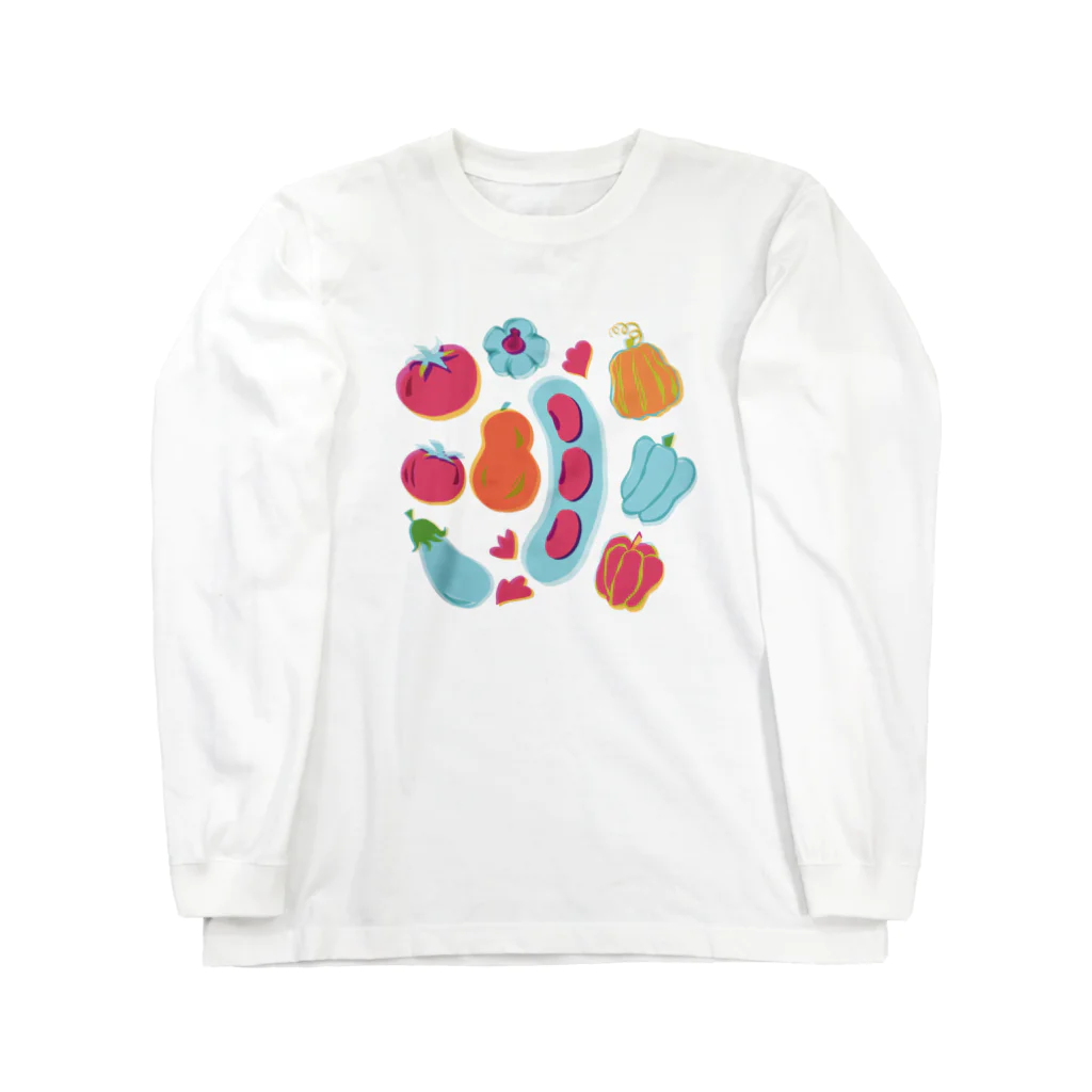 Wonder Bird Forestのハーベスト Long Sleeve T-Shirt