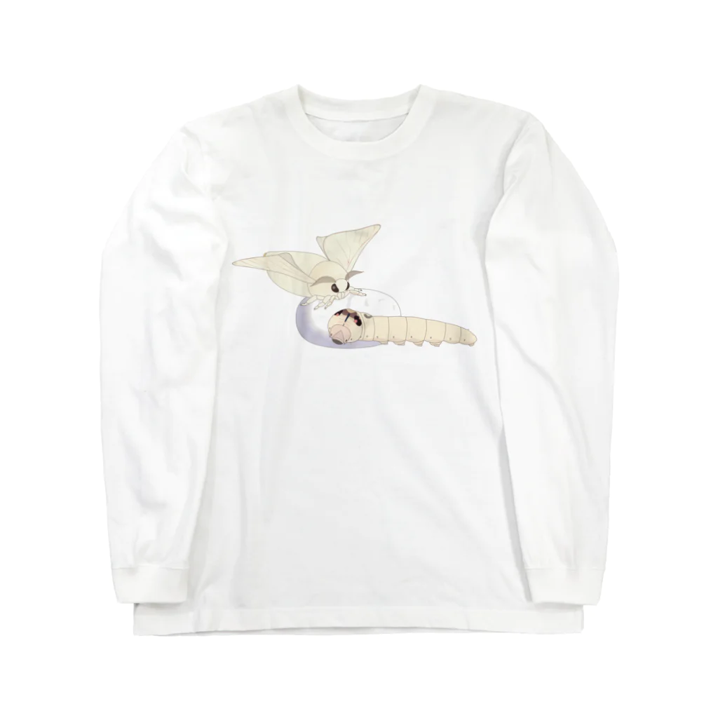 ぷにっと！パピなみ【公式】のカイコガ(しゅうごう) Long Sleeve T-Shirt