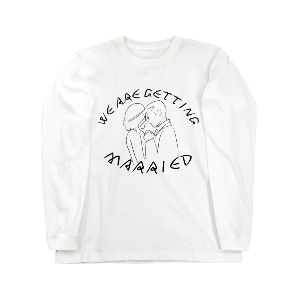 jsprintstudioの私たち結婚します Long Sleeve T-Shirt