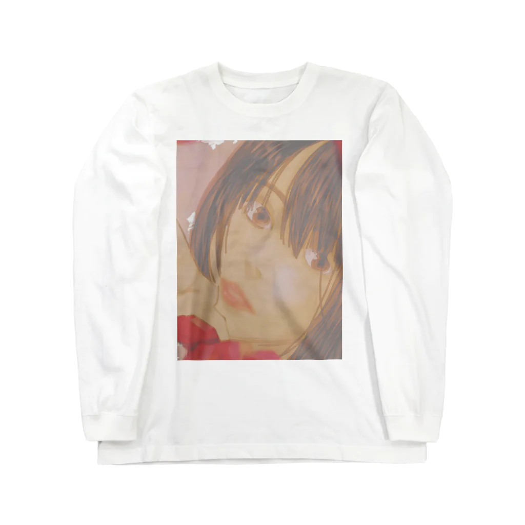 エクササイズ・キャットの女の子 ロングスリーブTシャツ