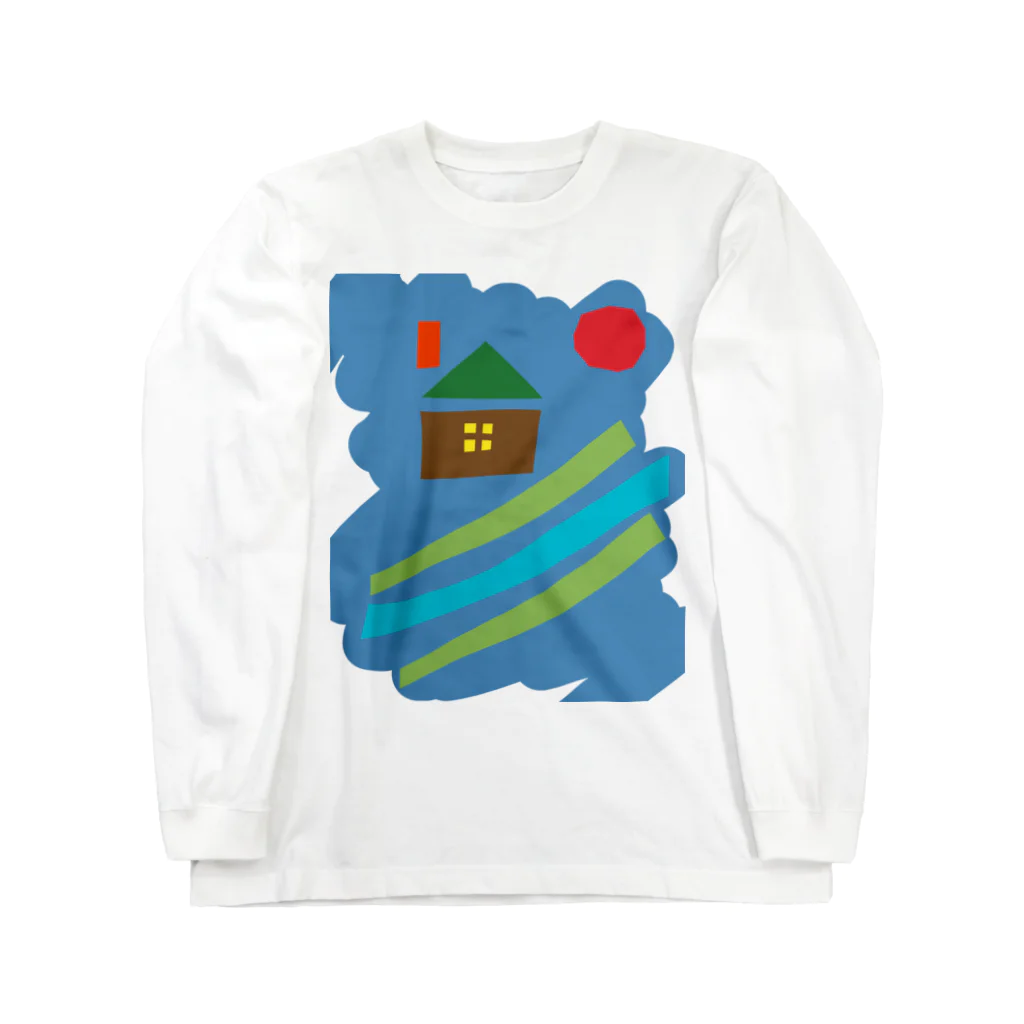 paca SHOPの在るいえの絵本 Long Sleeve T-Shirt