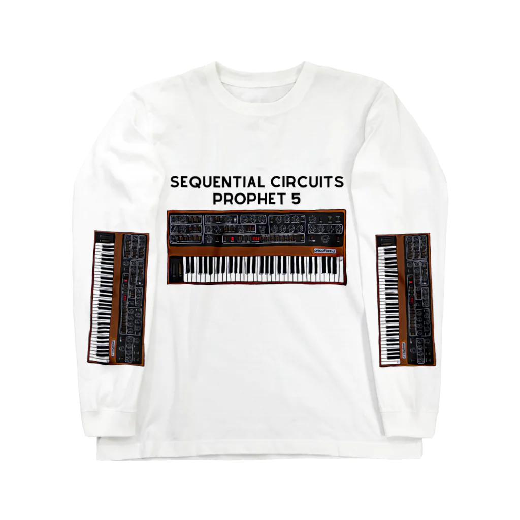 Vintage Synthesizers | aaaaakiiiiiのSequential Circuits Prophet 5 Vintage Synthesizer ロングスリーブTシャツ